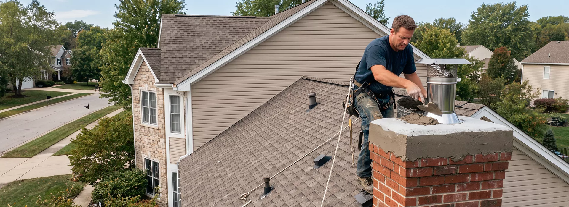 Chimney Crown Installation La Habra, CA