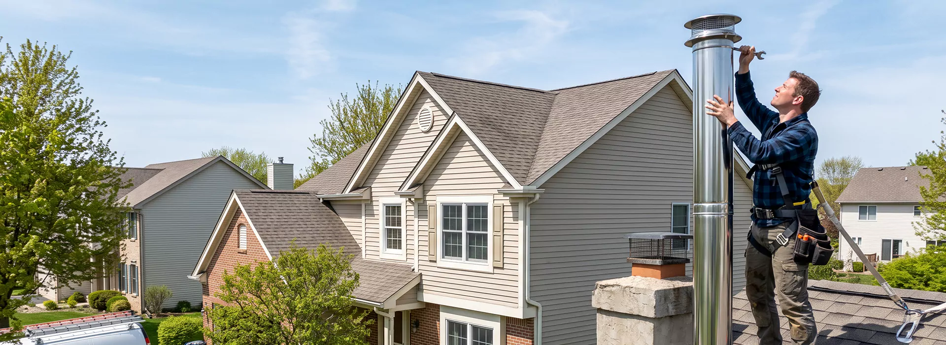 Metal Chimney Installation in La Habra