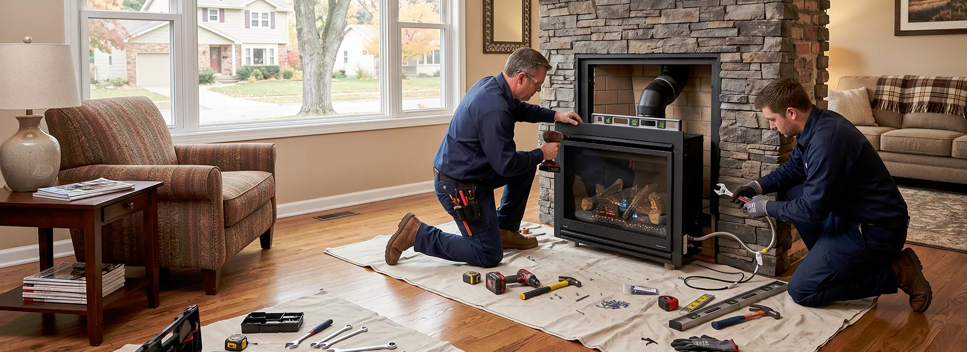 New Fireplace Installation in La Habra