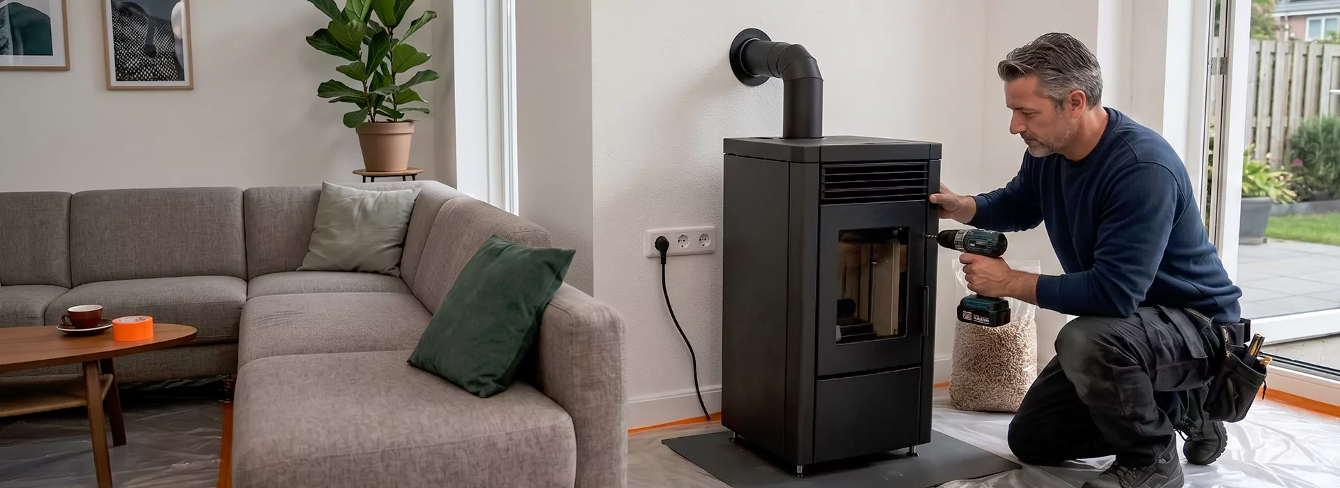 Pellet Stove Chimney Installation in La Habra, CA