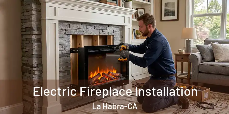  Electric Fireplace Installation La Habra-CA