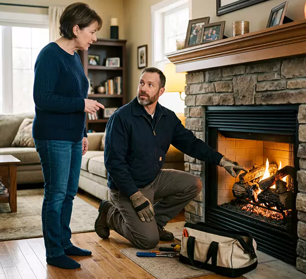 Why La Habra Homeowners Choose Our Gas Fireplace Logs Team?