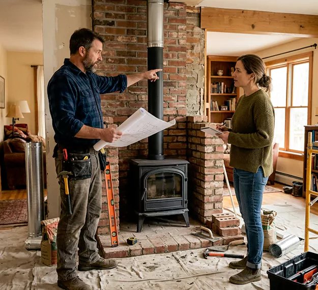 Why La Habra Homeowners Choose Our Wood Fireplace Installation Team?