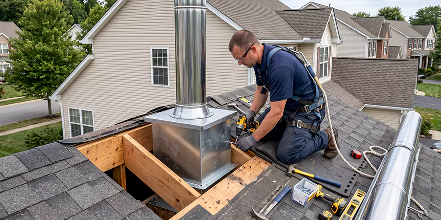 Chimney Support Box Installation La Habra