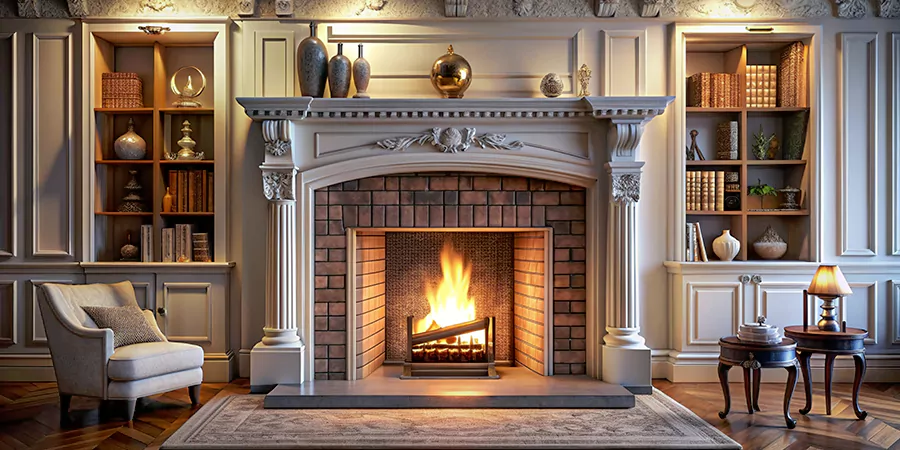 Classic Mantel Decor and Styling La Habra