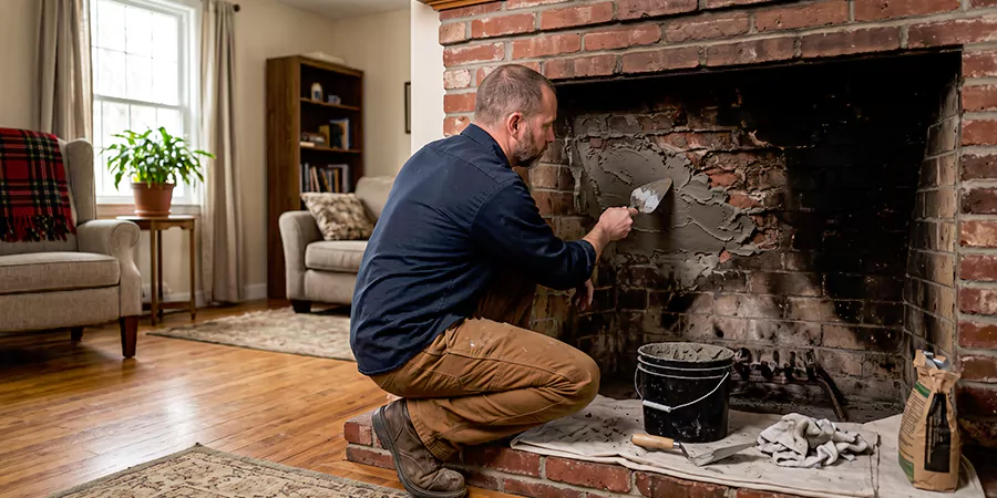 Modern Fireplace Refacing La Habra