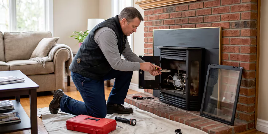Natural Gas Fireplace Repair La Habra