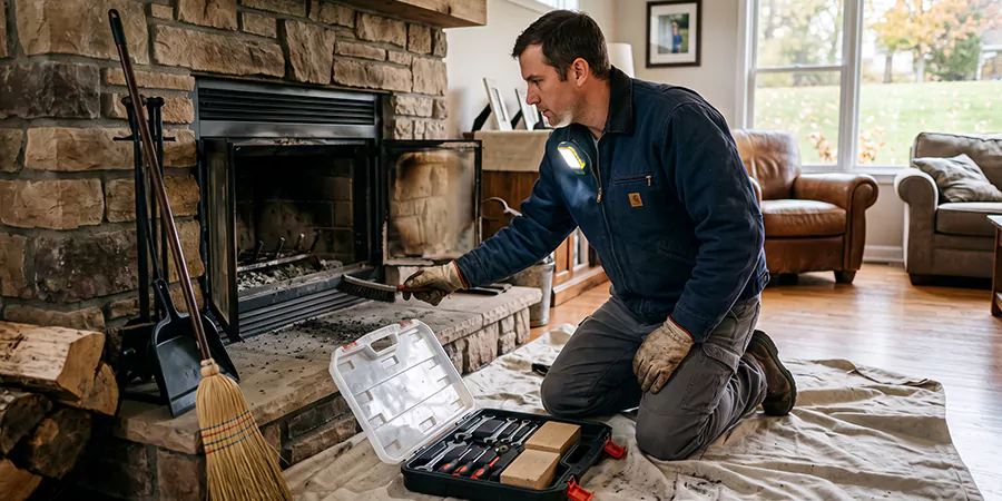 Wood Fireplace Repair in La Habra