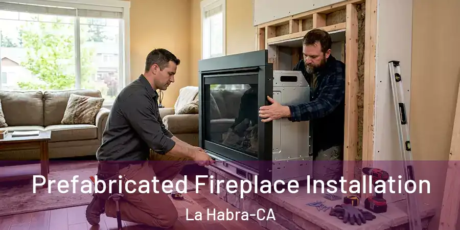 Prefabricated Fireplace Installation La Habra-CA